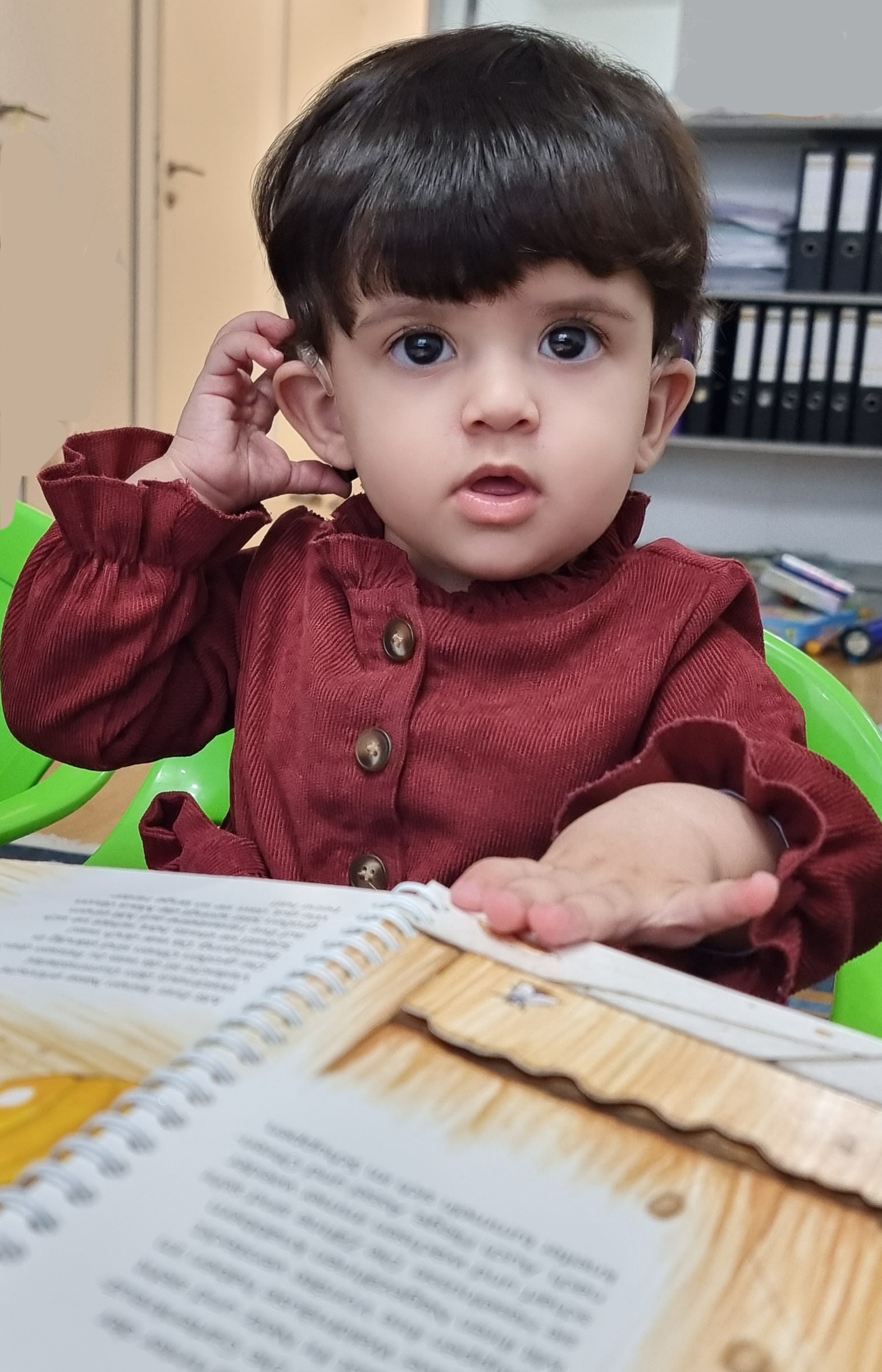 Julia greift zum Sprachprozessor